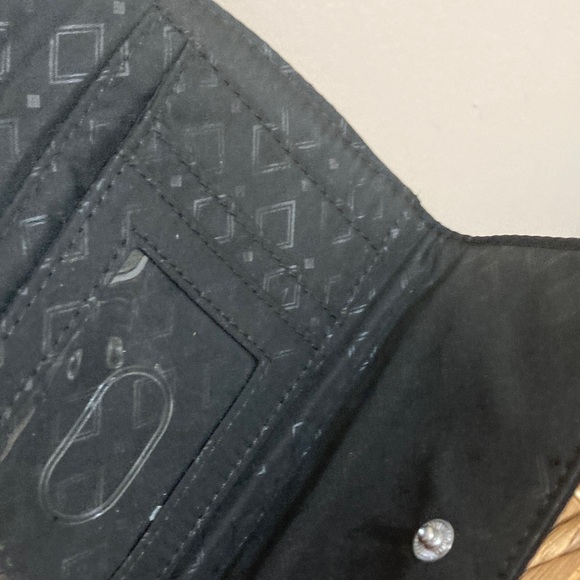 🆕 “Moonless Night” Vera Bradley Black Quilted Tri-Fold Wallet! HTF! 💥 - Picture 7 of 11